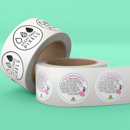 Safety Labels (colour) multi option. - by Sticky Print Pixels