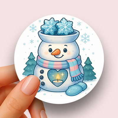 snowman burner (24 stickers)