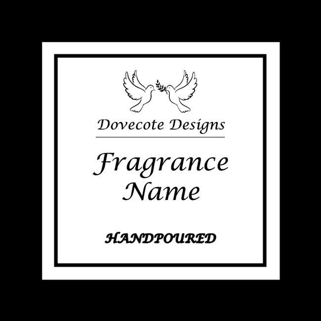 Square Labels Gloss White Background