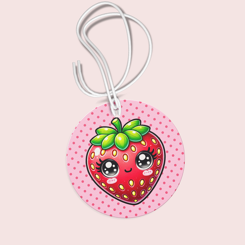 Strawberry Car Airfresheners - Unscented (set of 9)