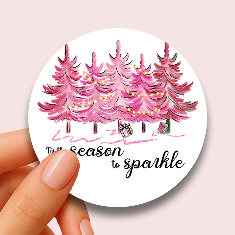 Tis The Season To Sparkle (24 stickers)