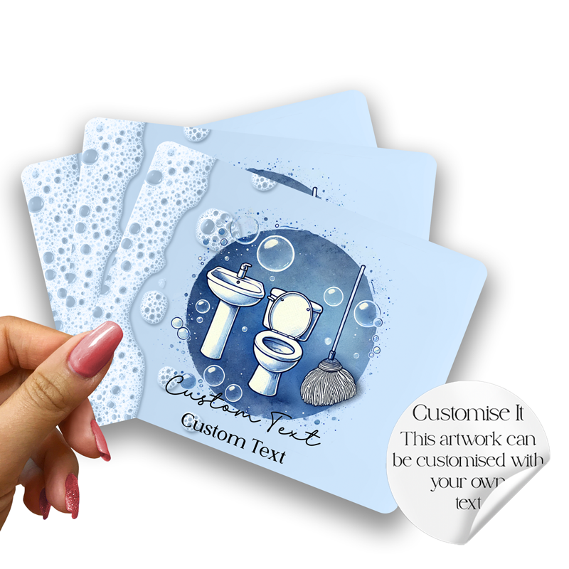 Toilet Sink Mop (10 Collection Stickers)