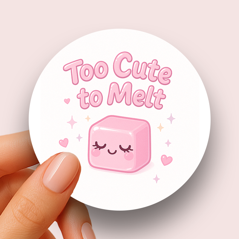 too cute to melt (24 stickers)