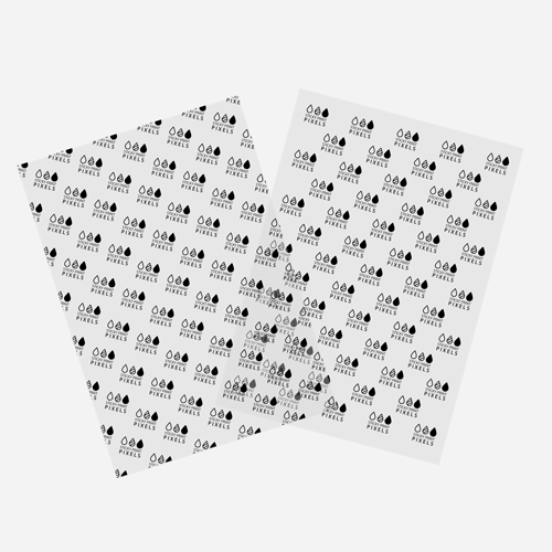 Vellum logo paper A4 - by Sticky Print Pixels