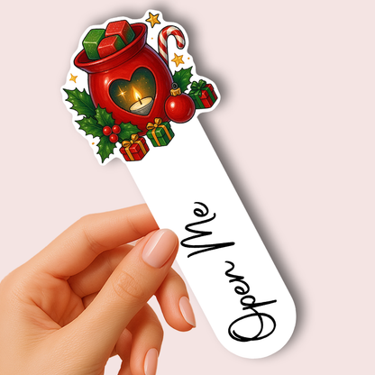 Christmas Box Seals (8 stickers)