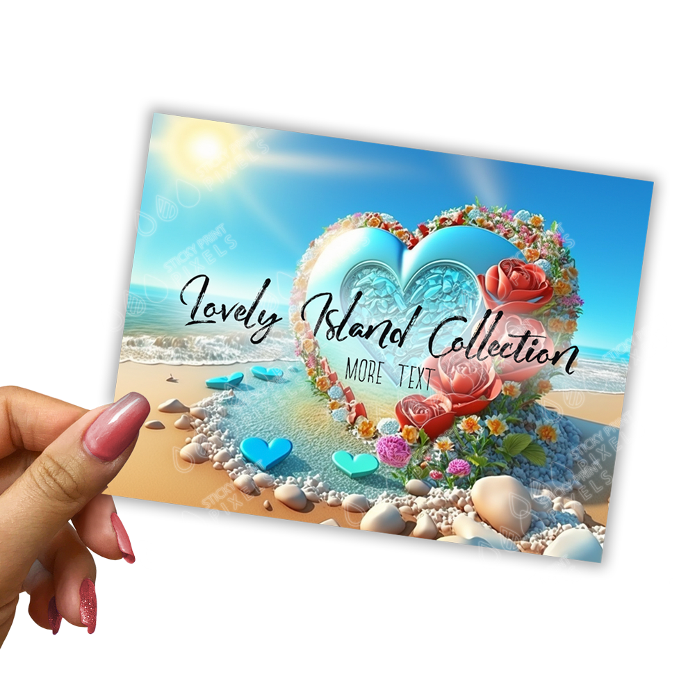 Lovely Island Day (10 Collection Stickers)