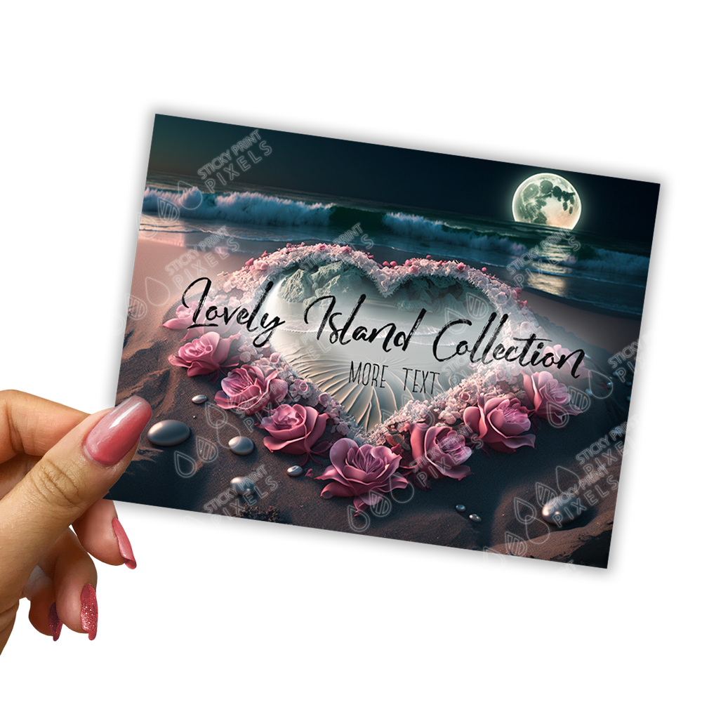 Lovely Island Night (10 Collection Stickers)