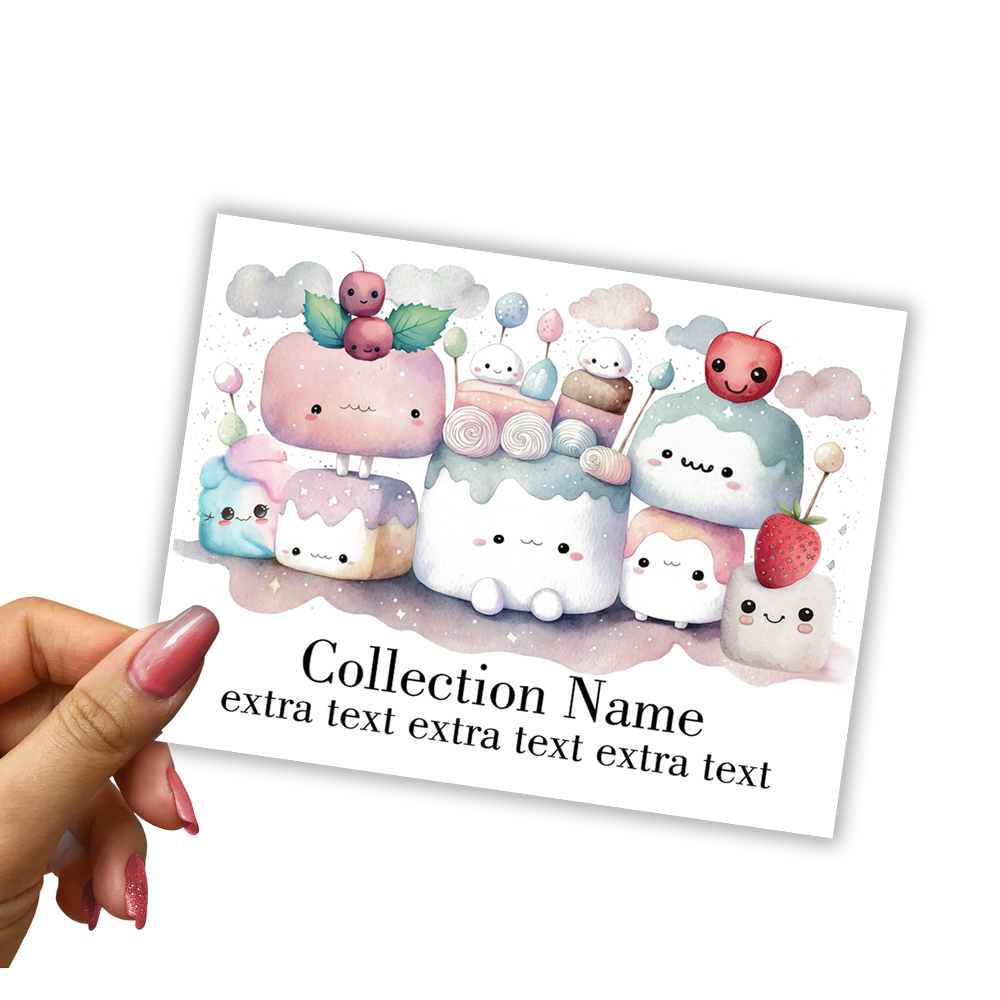 Cute Marshmallow (10 Collection Stickers)